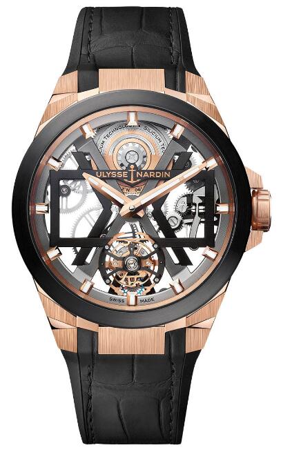 Review Best Ulysse Nardin Blast Rose Gold T-1725-400/02 watches sale